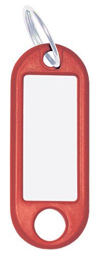 Wedo Schlsselanhnger Con Ring - Display - Diámetro: 18 Mm - De Plástico - Con Weiem, Beschriftbaren Etiqueta - 200 Unidades (262 8018)