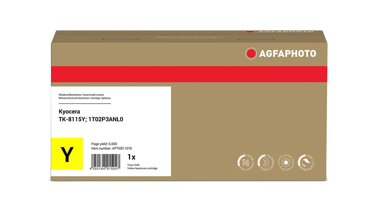 Agfa Photo Tóner Amarillo Aptk8115ye  6000 Copias