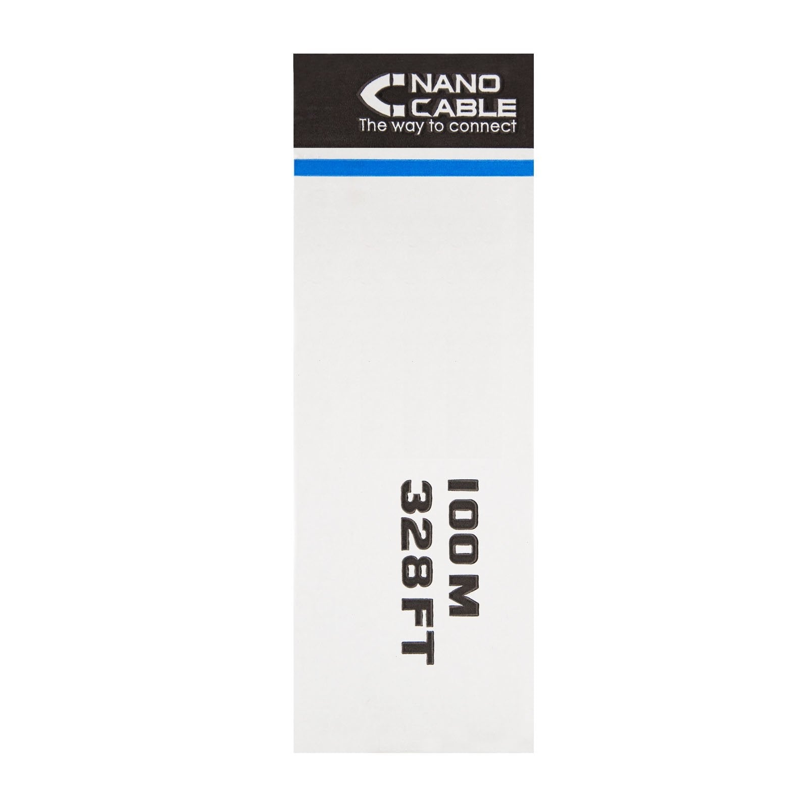 Nanocable Bobina De Cable De Red Rigido Rj45 Cat.5e Ftp Awg24 100m - Gris