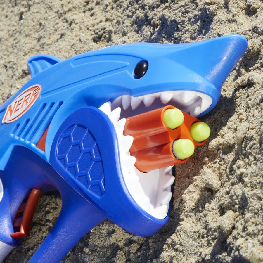 Hasbro Nerf Jr Wild Sharkfire, Pistola Nerf F8645eu4