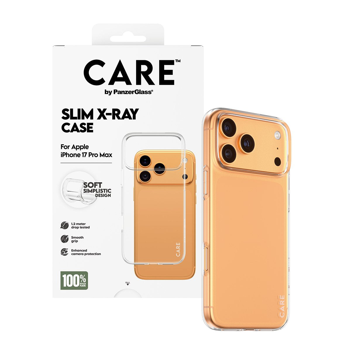 EAN 5715685027222 - PanzerGlass CARE by ® Fashionable Case Transparent X-Ray Soft Basic iPhone 17 Pro Max funda para teléfono imagen 5