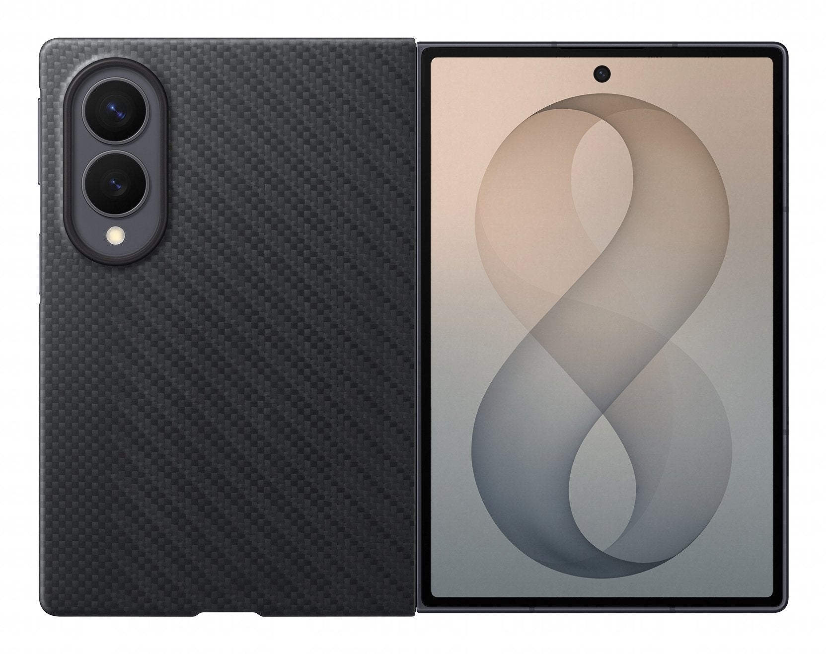 Samsung Carbon Magnet Case Fr Galaxy Fold8, Black