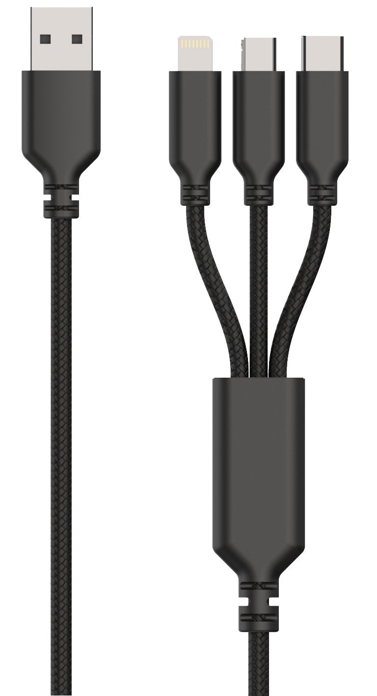 2go Cargador 3000ma 3in1 Micro-Usb, Lightning, Usb-C Sw
