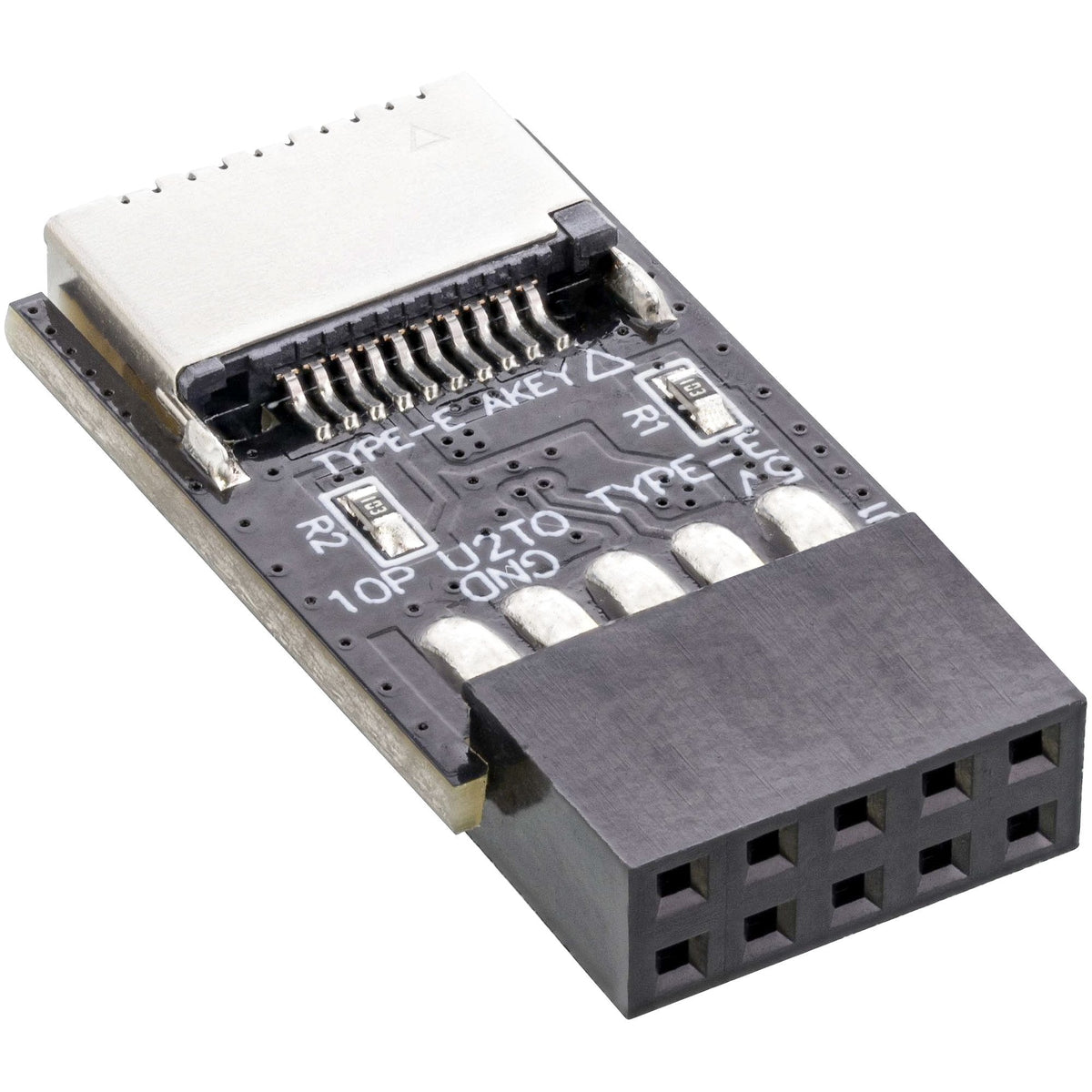 Inline® Usb 2.0 A Usb 3.2 Type-E Key-A Adaptador Internal