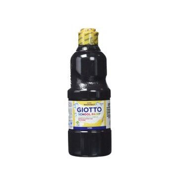 Giotto Témpera Escolar Lavable Negro Botella 500 Ml