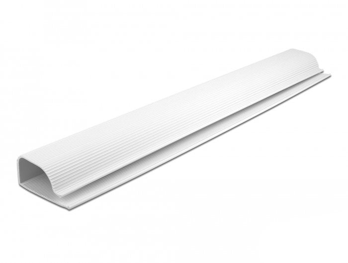 Delock Cablekanal Für Untertischmontage 63 X 28 Mm - Länge 400 Mm 2 Stück Weiss