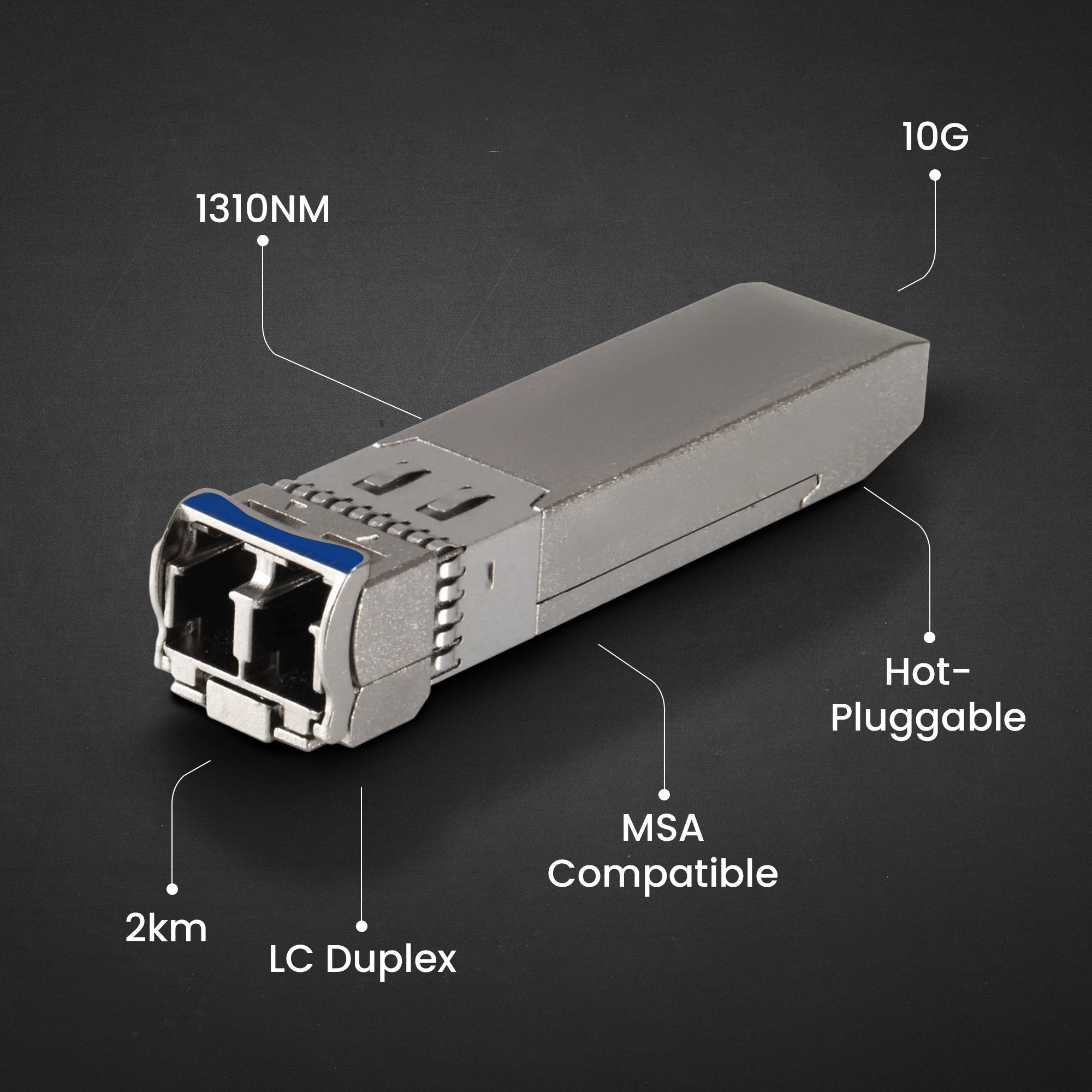 EAN 5906168633188 - Extralink SFP28 25G 2-Pack | SFP28 Module | 25Gbps, LC/UPC Duplex, 1310nm, 10km, single mode, DOM red mod imagen 11