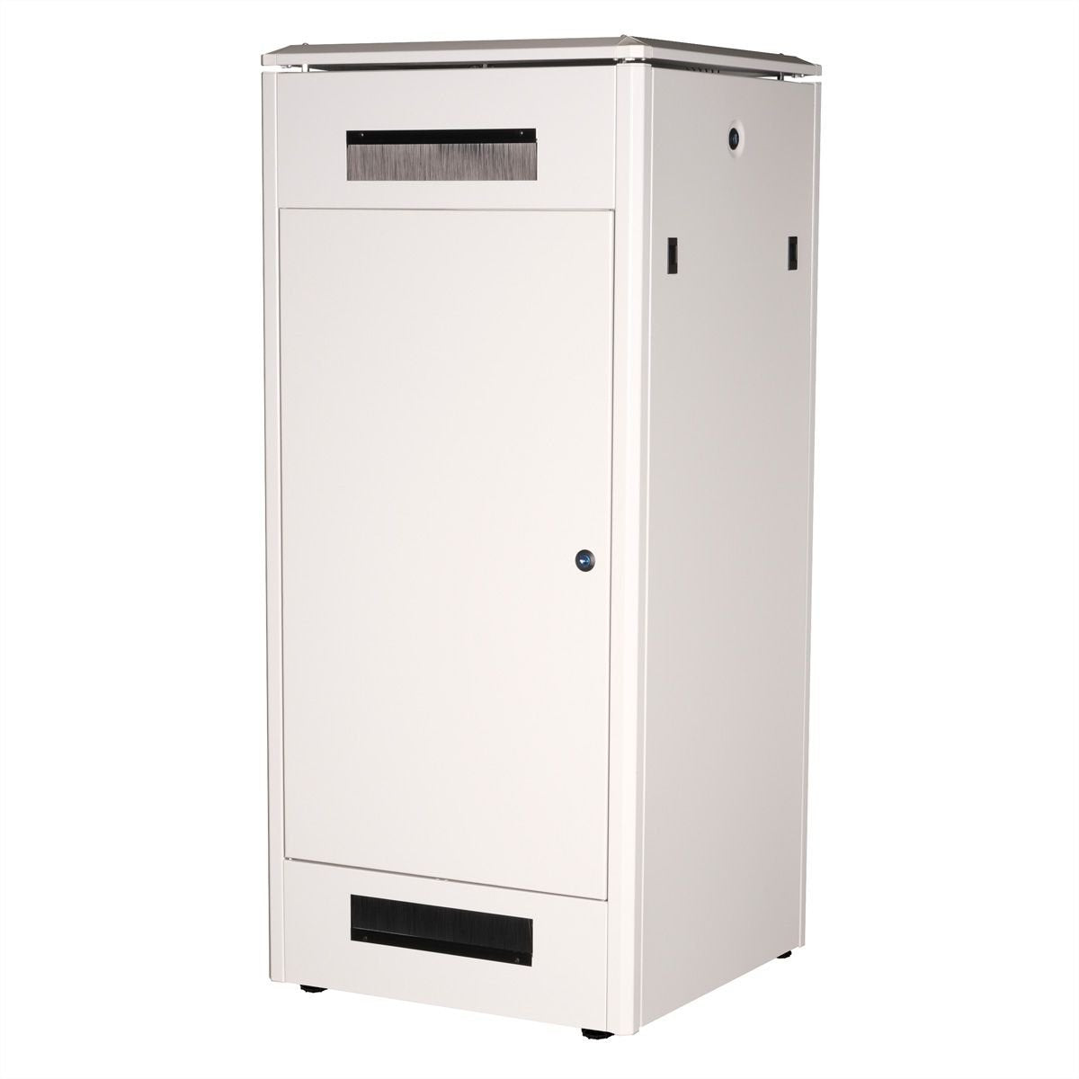 Roline 19-Zoll Netzwerkschrank Pro 26 He, 600x600 Bxt Glastr Grau