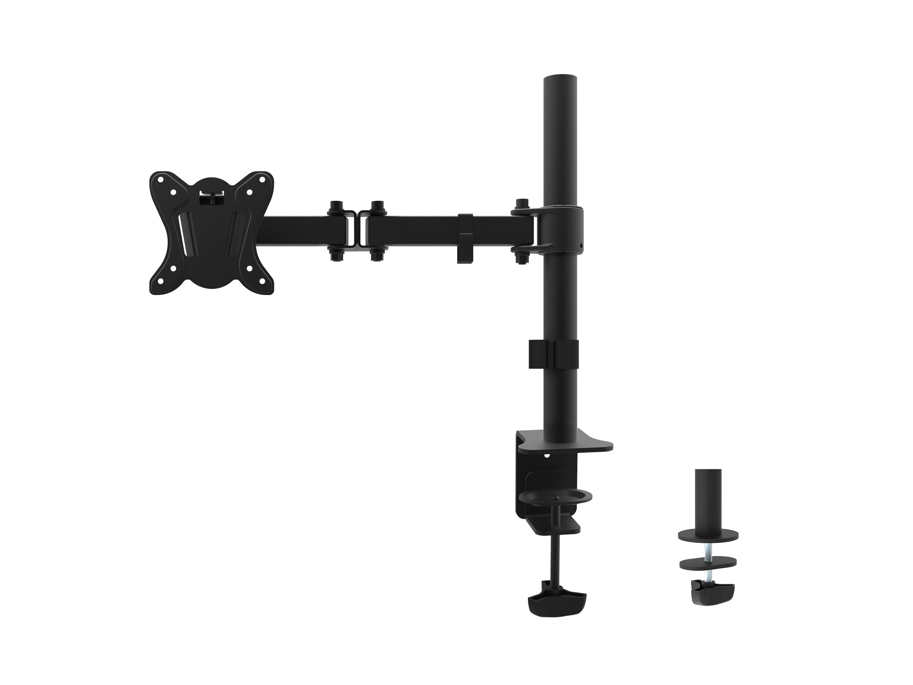 Equip 650151 Soporte De Mesa Inclinable Y Giratorio 360º Para Pantalla 13"-27" Vesa 100x100 Máx 8kg