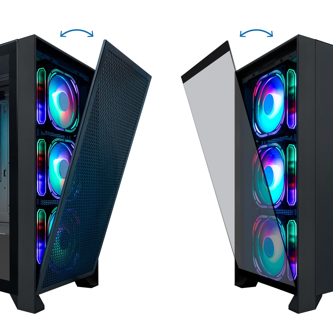 Coolbox Caja Pc Gaming Atx Ge-2000 Dualview