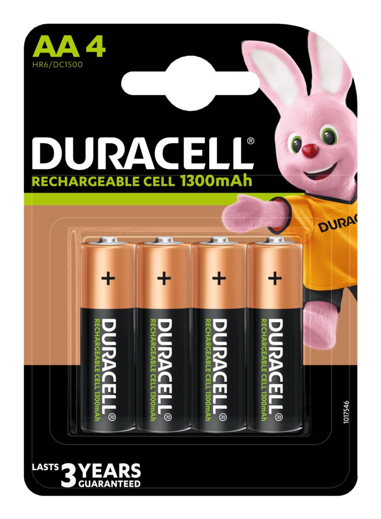 EAN 5000394039247 - Duracell 4 LR06 1300mAh Batería recargable Níquel-metal hidruro (NiMH) imagen 1