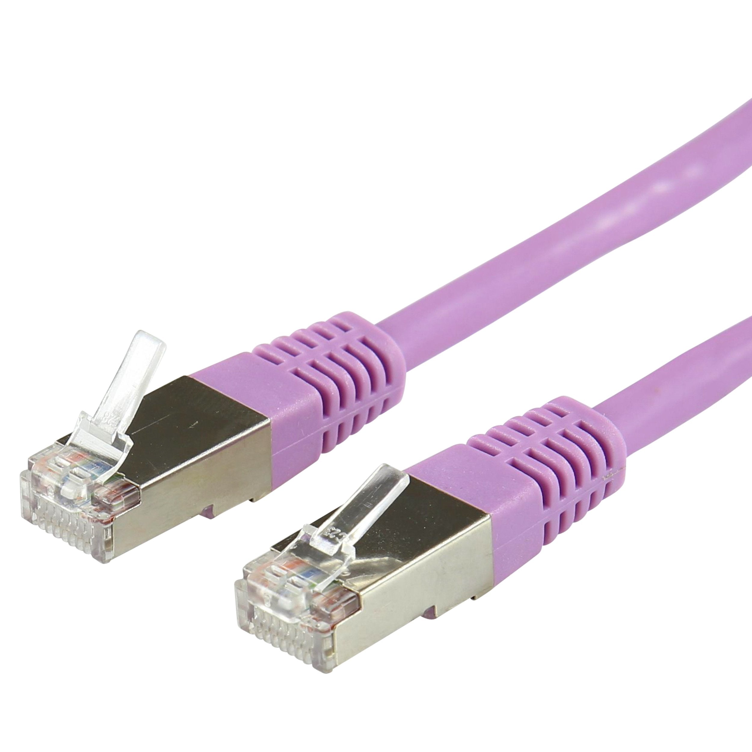 EAN 5420016849564 - LOGON TCR55SS100V cable de red Púrpura 10 m Cat5e F/UTP (FTP) imagen 1