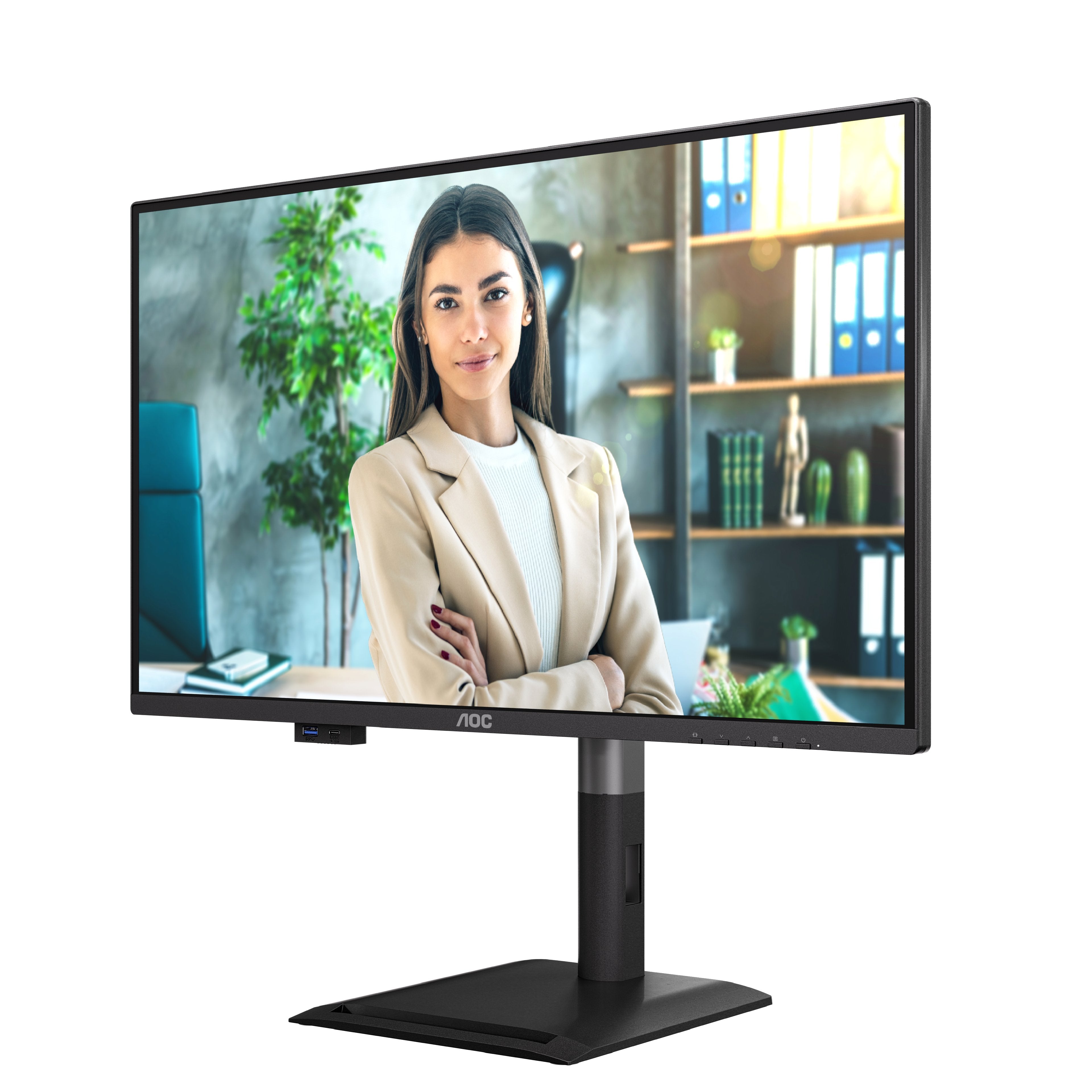 Aoc 68,6cm 27" Q27p4u 16:09 2xhdmi+Dp+Usb Lift Negro