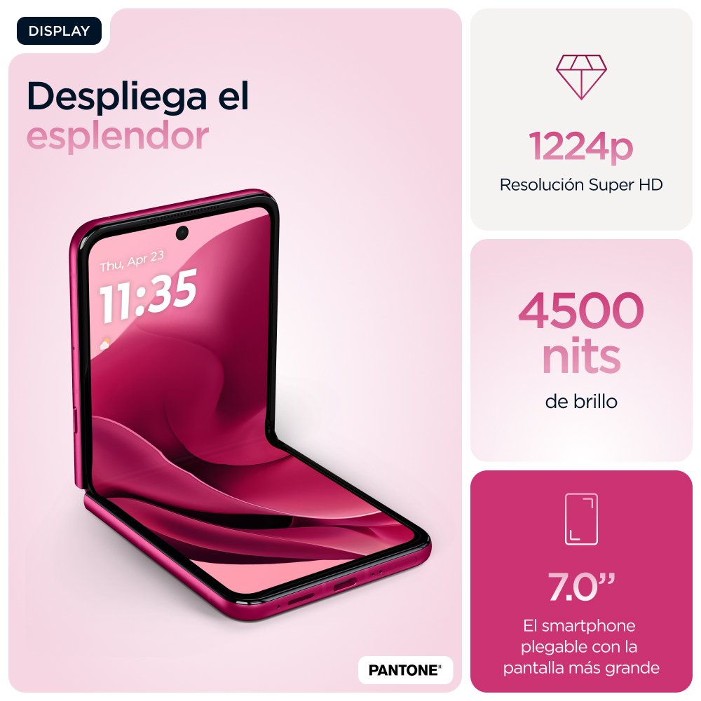 Motorola Razr 60 Ultra 512gb, Cabaret Práctico, Android, 16 Gb Pb8r0060se
