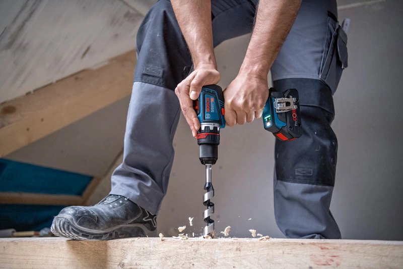 Bosch Professional Taladro Atornillador A Batería Gsr 18v-90 Fc  Sin Batería Ni Cargador, En L-Boxx