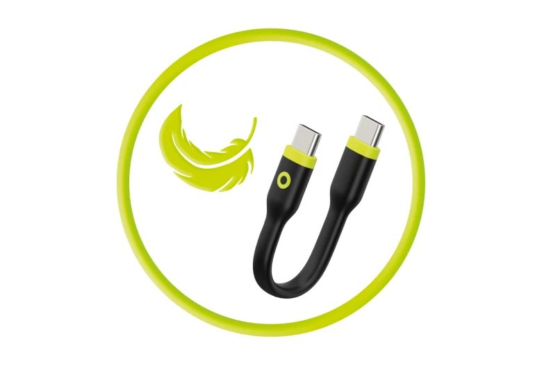 Mobile Origin Compact Cable Usb-C To Usb-C Black 10cm