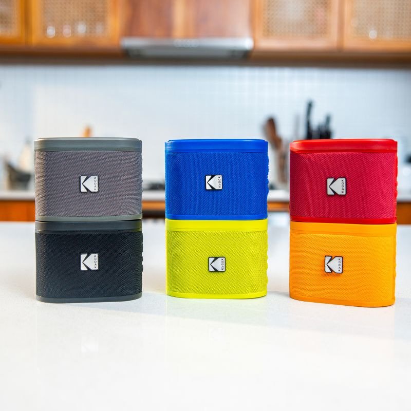 Kodak Soundbrix Wireless Stack Speaker (Bass Negro)