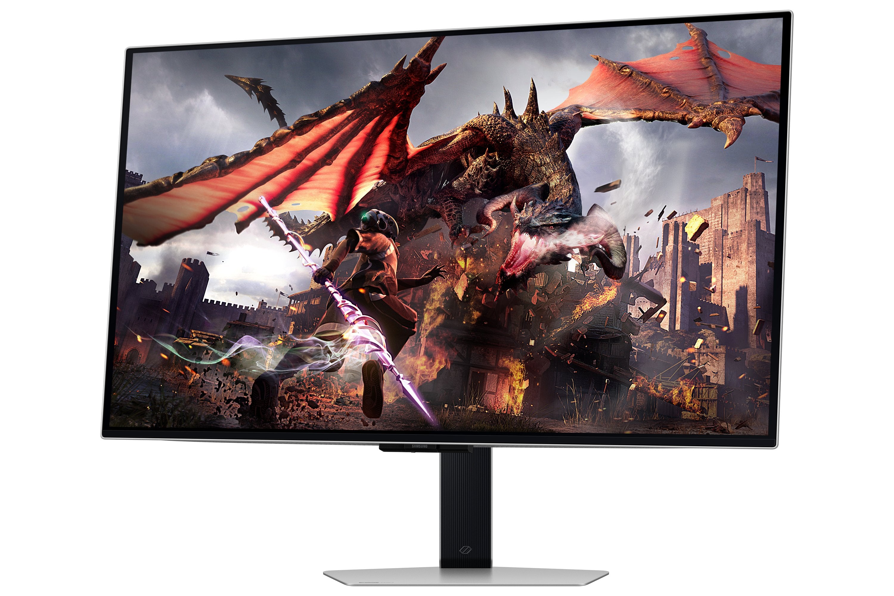 EAN 8806095494142 - Samsung G80SD pantalla para PC 81,3 cm (32") 3840 x 2160 Pixeles 4K Ultra HD OLED Plata imagen 5