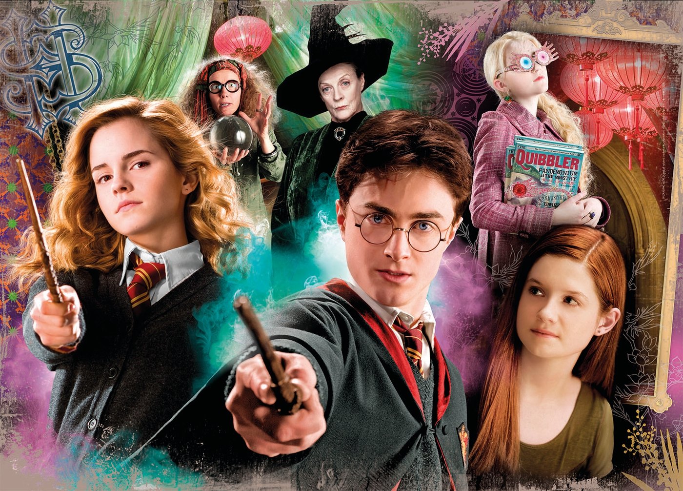 Clementoni Supercolor - Mundo Mágico Harry Potter, Rompecabezas (104 Partes)