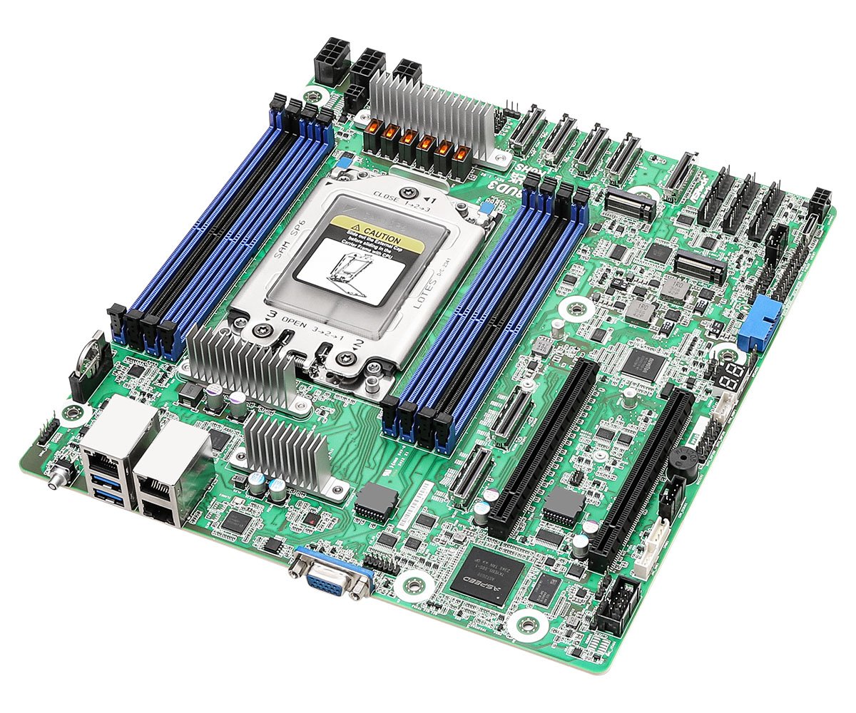 EAN 4711430522586 - Asrock SIENAD8UD3 placa base AMD SoC Socket SP6 micro ATX imagen 2