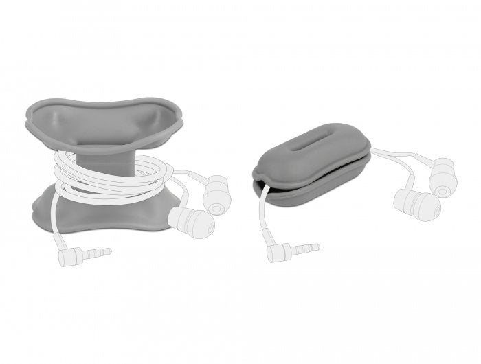 Delock Cableaufwickler Oval Set 3 Stück