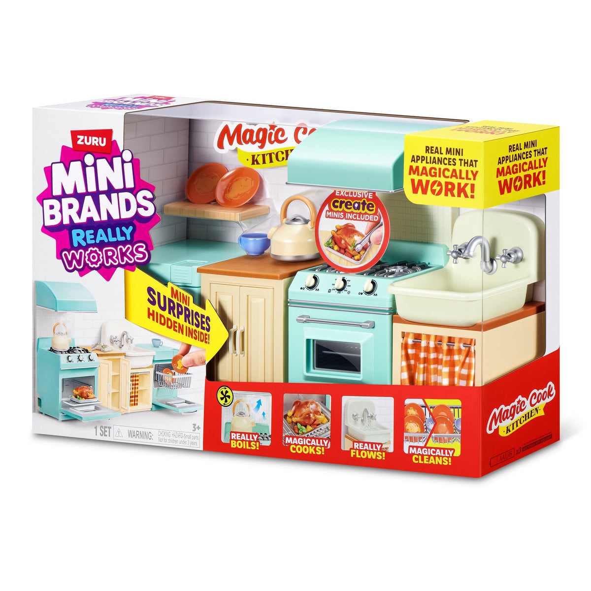 Zuru Mini Brands Magic Cook Kitchen Playset Series 1 77858