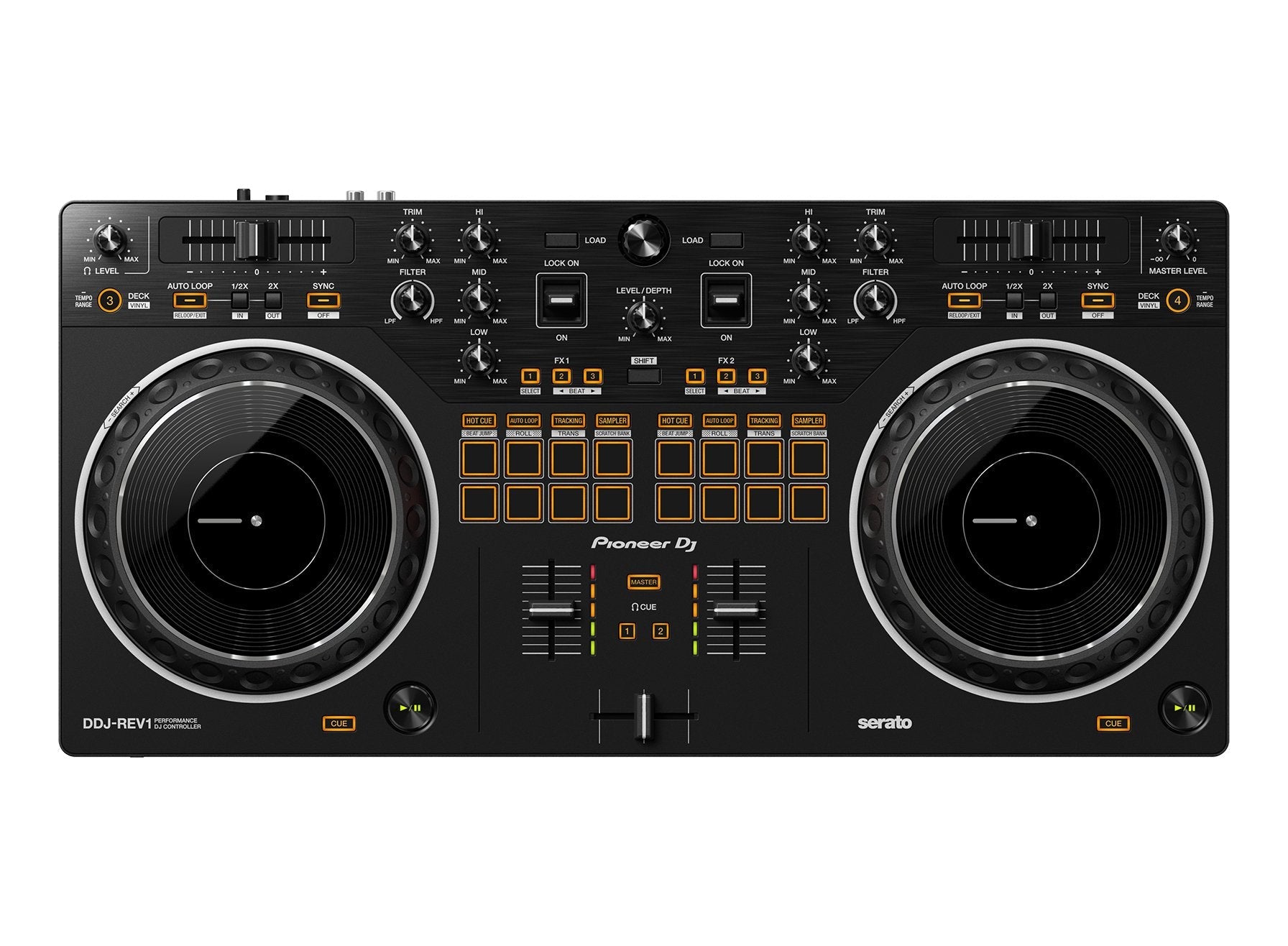 Pioneer Ddj-Rev1 Controlador Dj 2 Canales Negro