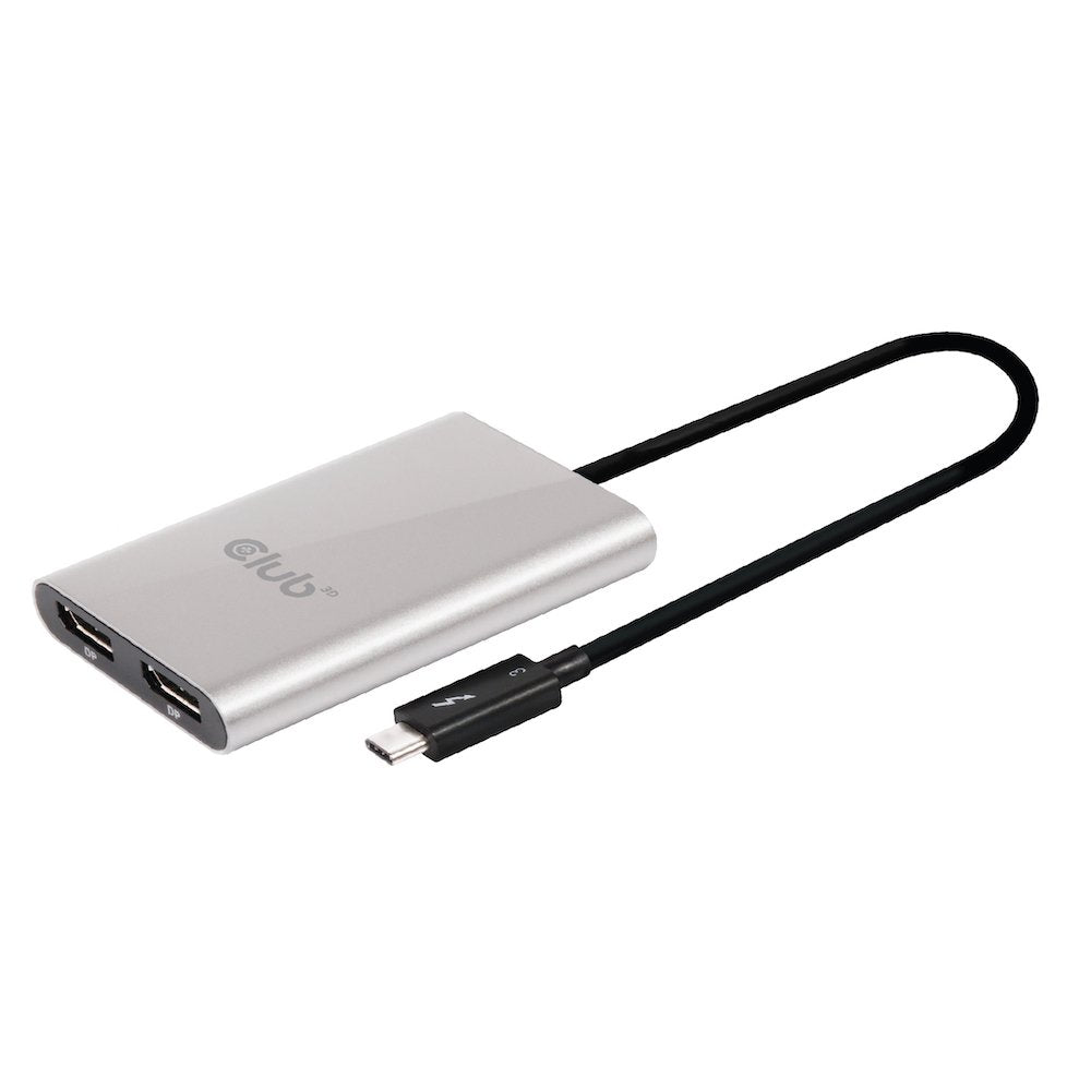 Club3d Thunderbolt 3 A Dos Pantallas Displayport 1.2 4k 60hz