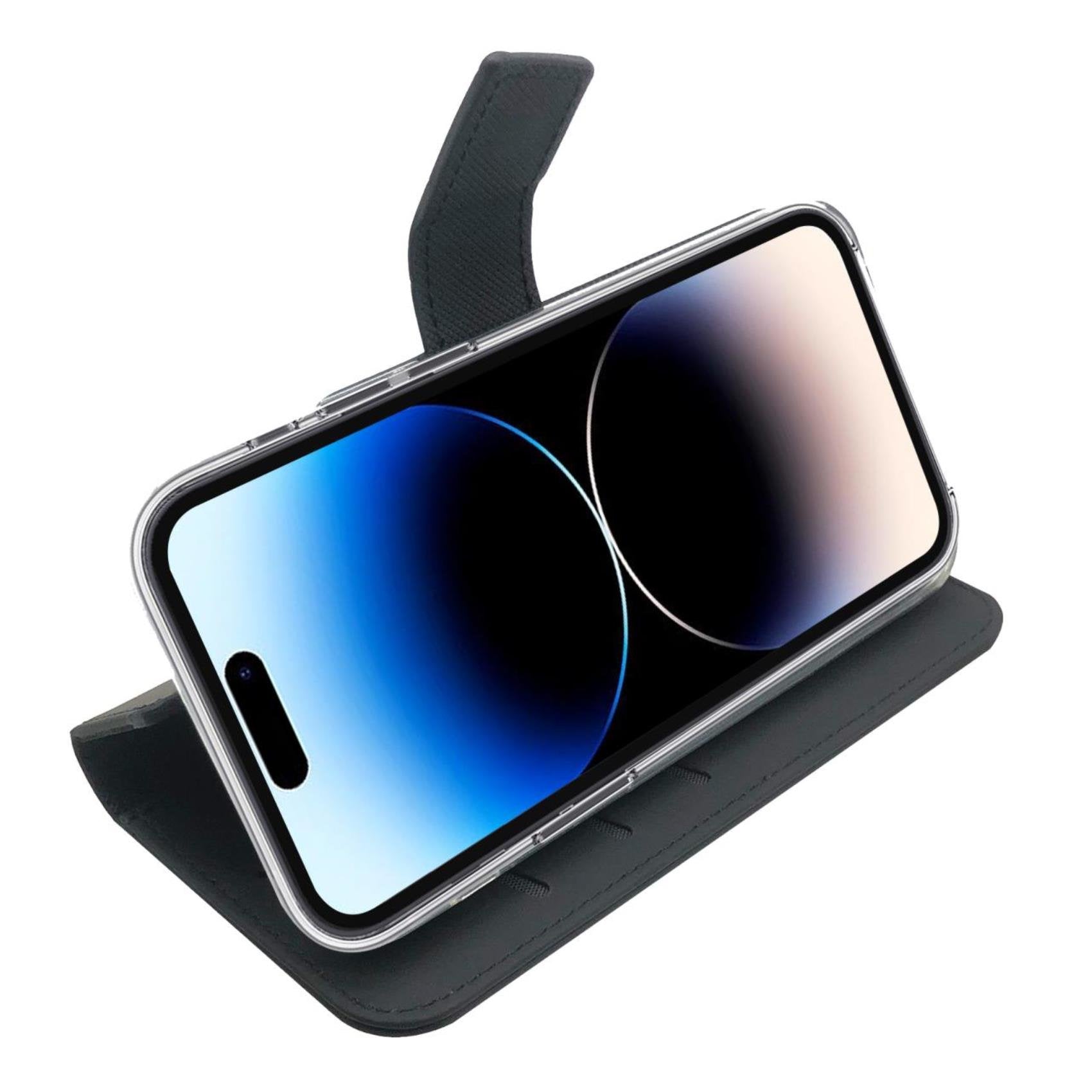 Case Celly Iphone 14 Pro Wallet Case Black Wally1025