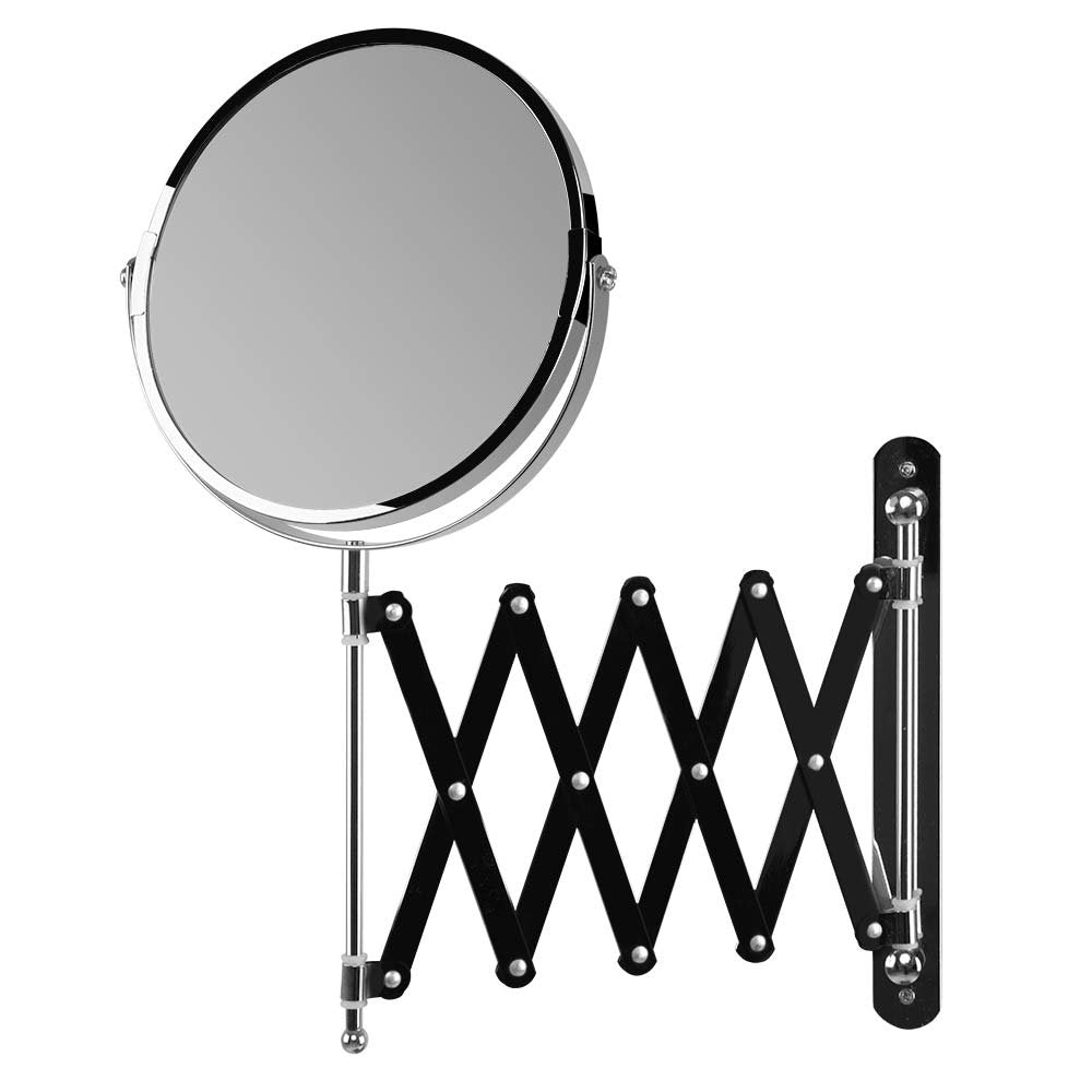 Espejo Cosmético De Pared Orbegozo Esp 6000/ Telescópico/ Doble Cara/ Ø 17cm