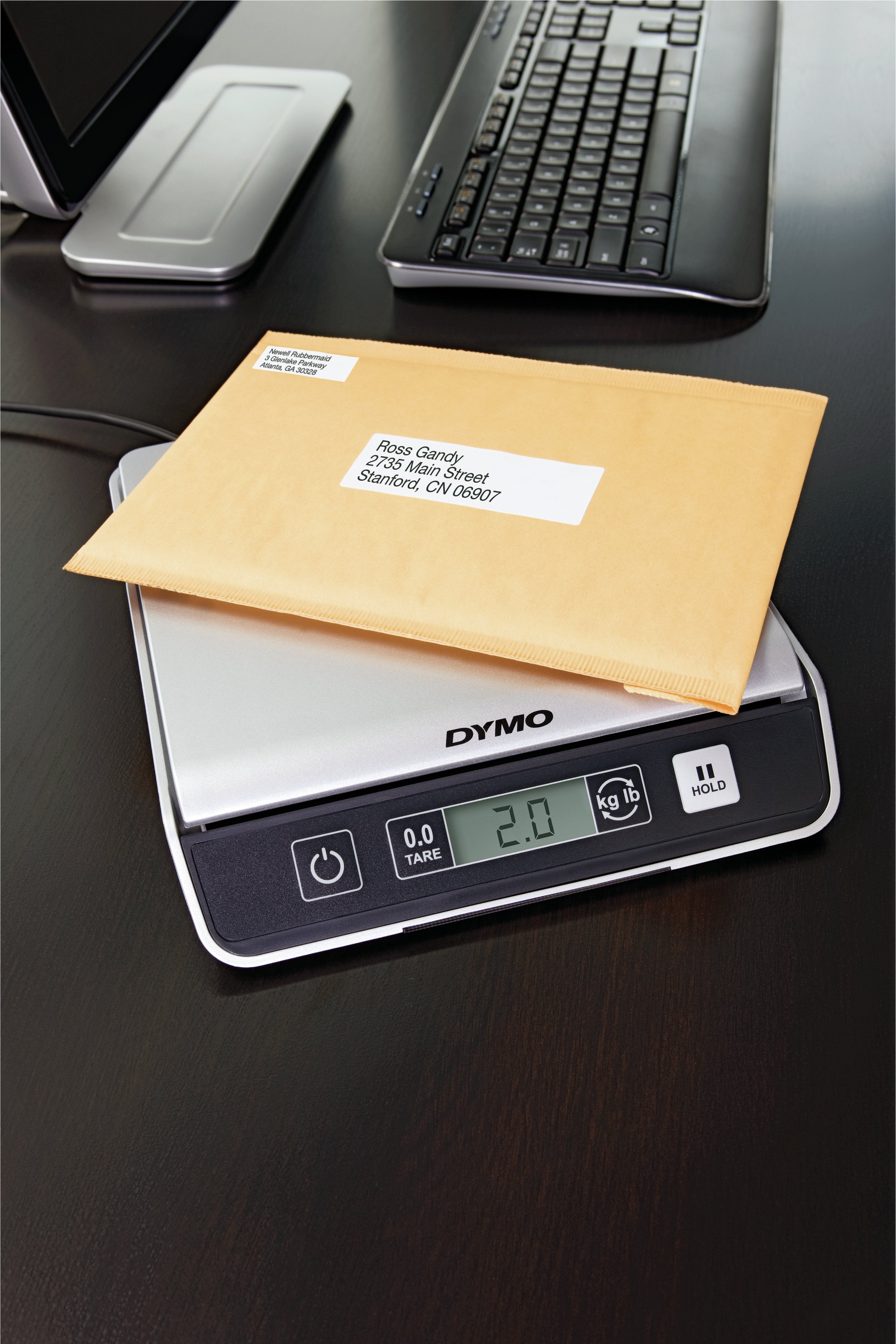 EAN 3501170929018 - DYMO M10 Báscula postal electrónica Negro, Plata imagen 5