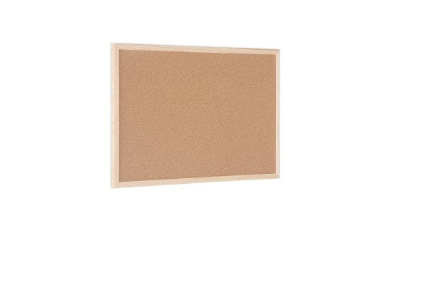 Bi-Office Mc030012010 Tablón De Anuncio Tablón De Anuncios Fijo Pino Corcho, Madera