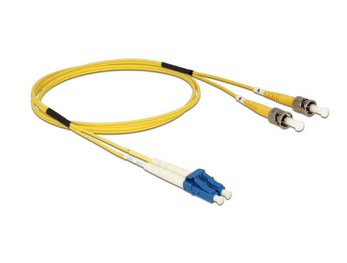 Delock Cable De Fibra Óptica Lc> St Monomodo Os2 1 M