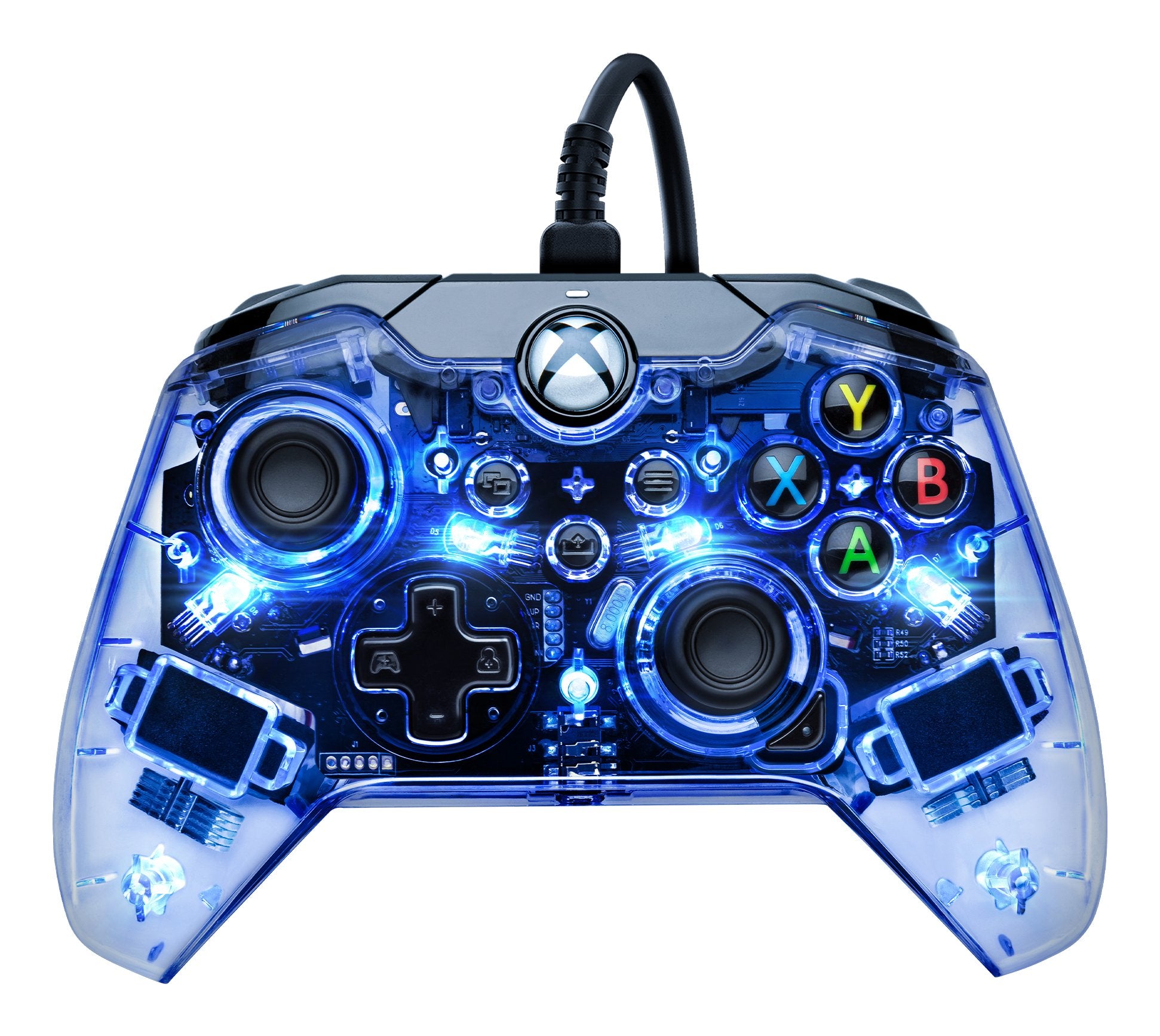 EAN 0708056067632 - PDP Afterglow Negro, Azul, Transparente USB Gamepad Analógico/Digital Xbox One, Xbox Series S, Xbox Serie imagen 5