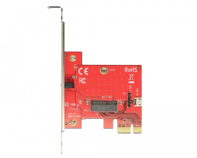 Tarjeta Pcie Delock> 1x M.2 E Bajo Perfil Bajo, Adaptador Wlan 89889