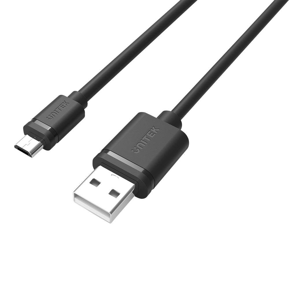 Unitek Cable Usb 2.0-Micro Usb M/M, 0,5m; Y-C454gbk