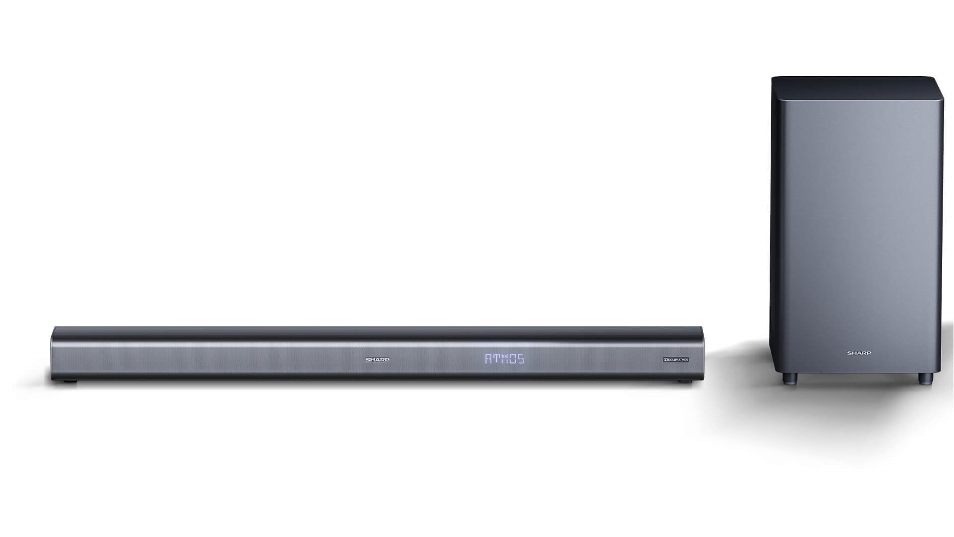 Barra De Sonido 3.1 Con Subwoofer Inalámbrico Ht-Sbw460 Negro Sharp Sharp Ht-Sbw460 Soundbar 3.1 Dolby Atmos&Nbsp 440 W - Hdmi Arc-Cec-Bt&Nbsp Con Subwoofer Inalámbrico Negro