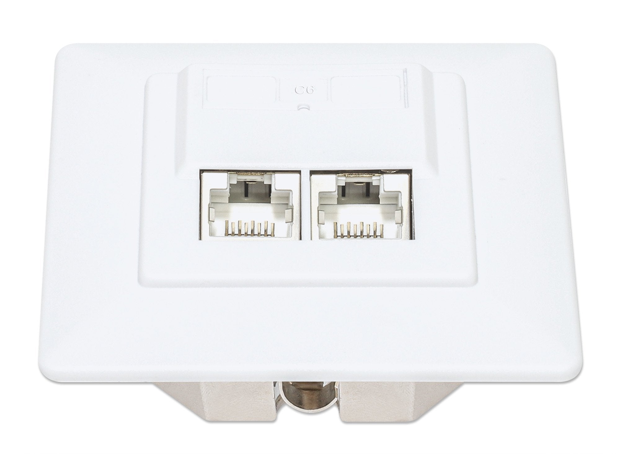 EAN 0766623771900 - Intellinet 771900 toma de corriente 2 x RJ-45 Blanco imagen 4