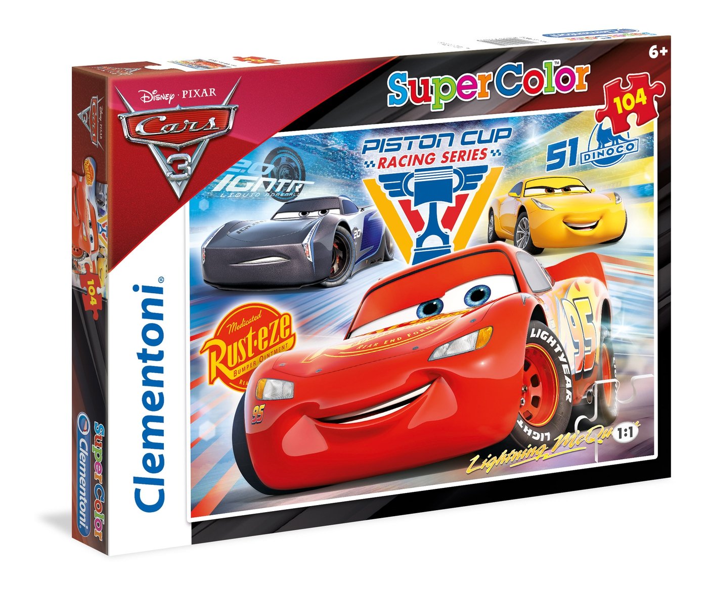 EAN 8005125270729 - Clementoni Cars 3 Puzzle rompecabezas 104 pieza(s) Dibujos imagen 1