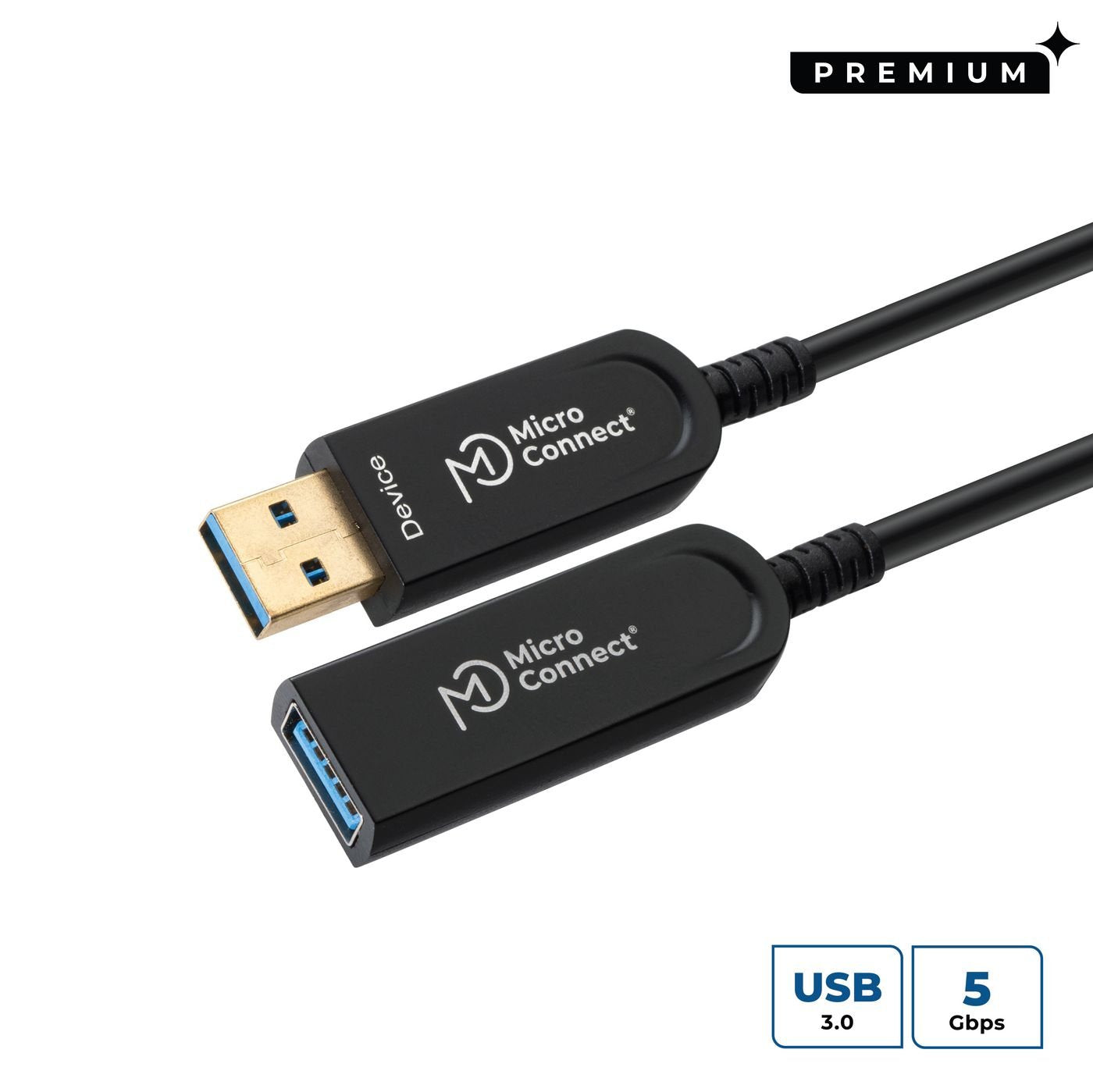 EAN 5704174889946 - Microconnect MC-USB3.0AAF30AOP cable USB USB 3.2 Gen 2 (3.1 Gen 2) 30 m USB A Negro imagen 1