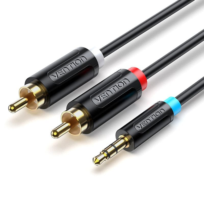 EAN 6922794751347 - Vention BCL cable de audio 5 m 3,5mm 2 x RCA Negro imagen 1