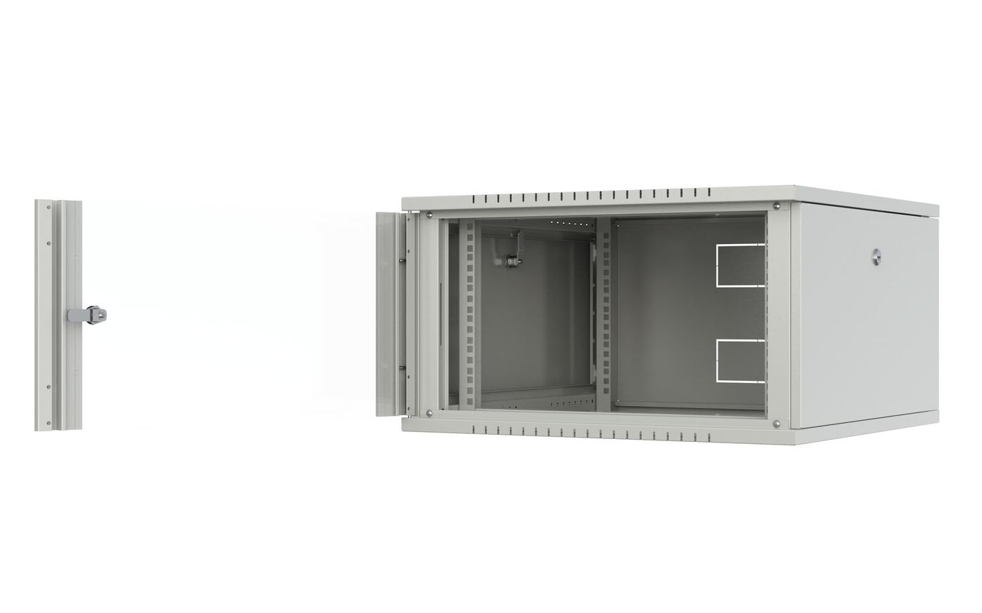 Quick Assembly Flat Pack 19"  7u Rack Wall Mount W:600 X