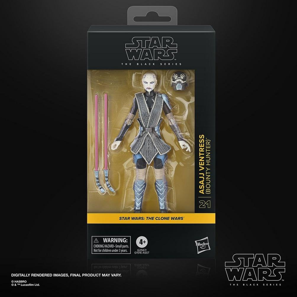 Figura Hasbro Star Wars The Black Series The Clone Wars Asajj Ventress (Bounty Hunter)