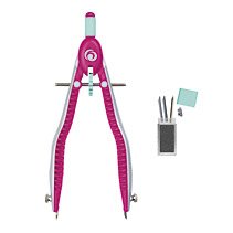 Brújula De Ajume Rápido Herlitz My.Pen Morado Menta 1 Paquete Para Colgar.