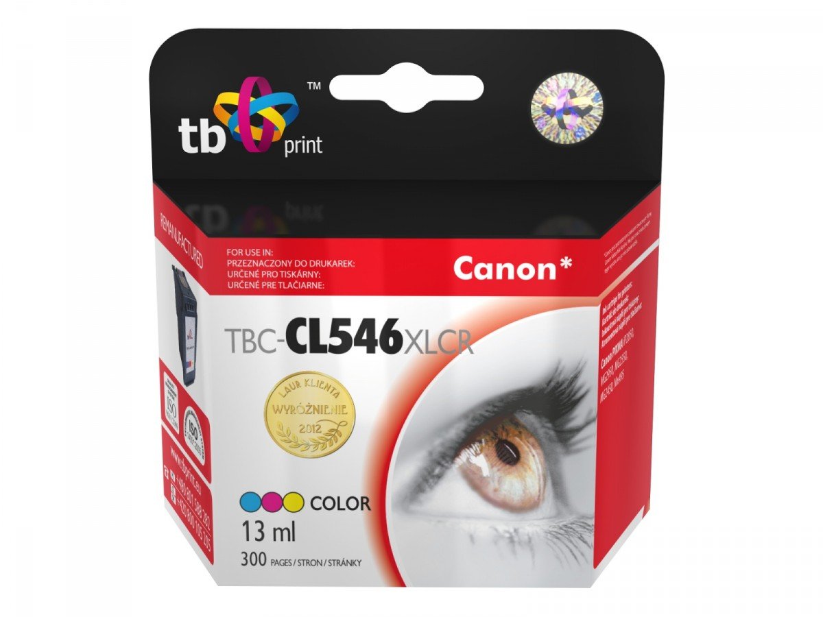 EAN 5901500504492 - TB Print TBC-CL546XLCR cartucho de tinta 1 pieza(s) Azul, Púrpura, Amarillo imagen 1