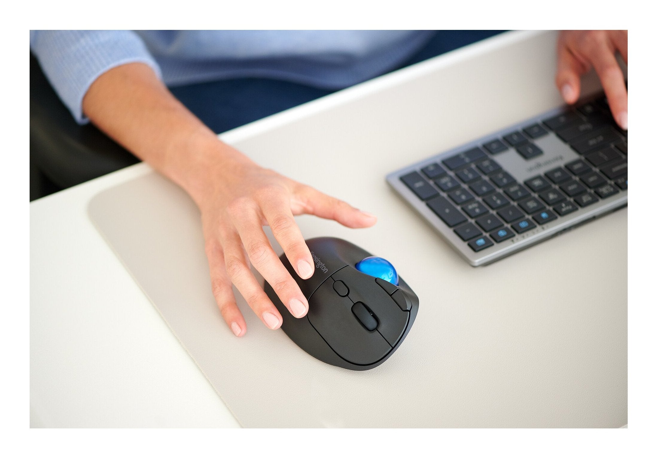 EAN 0085896721949 - Kensington Pro Fit Ergo TB450 ratón mano derecha RF Wireless + Bluetooth imagen 13