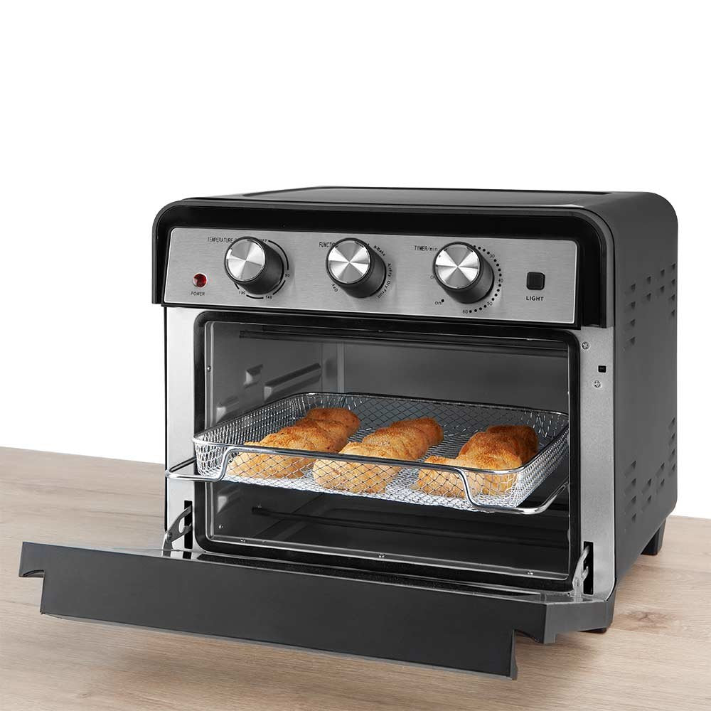 Horno Freidora Orbegozo Hof 220  Multifuncion - Potencia De 1600w En Modo Horno Y 1700w En Modo Freidora De Aire -