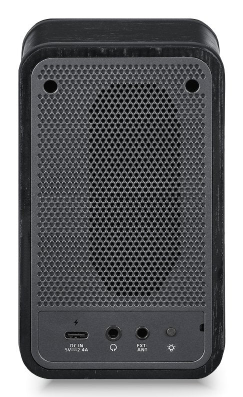 Sangean Wr-9 Roble De Medianoche Radio Analógica De Madera Con Am Fm Bluetooth