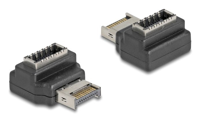 Delock Adaptador Usb 10 Gbps Typ-E Key A Macho A Hembra Angular