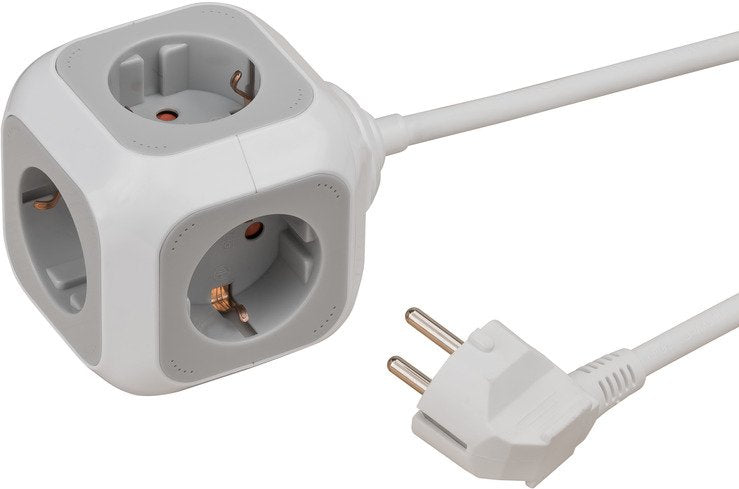 Brennenstuhl 1150090 Base Múltiple 1,4 M 4 Salidas Ac Interior Blanco